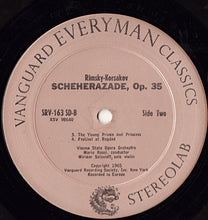 Load image into Gallery viewer, Mario Rossi (2) Conducting Orchester Der Wiener Staatsoper / Nikolai Rimsky-Korsakov : Scheherazade (LP, Album, RE)