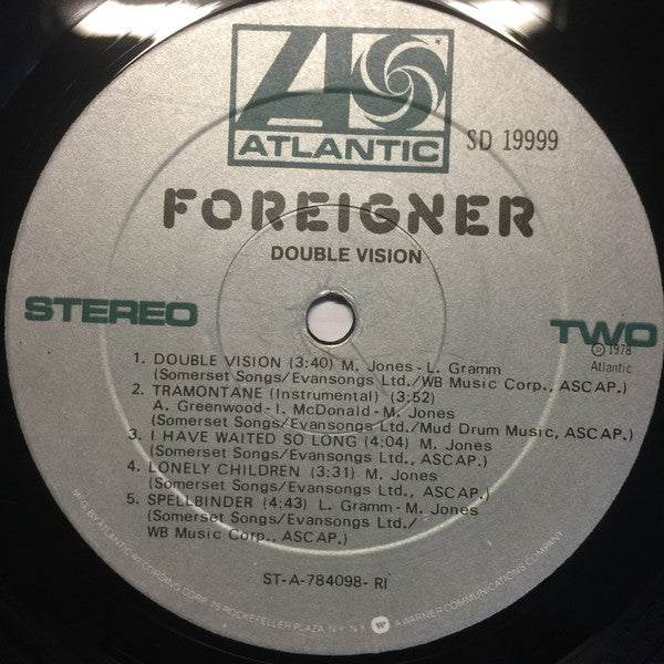 Buy Foreigner : Double Vision (LP, Album, RI) Online for a great