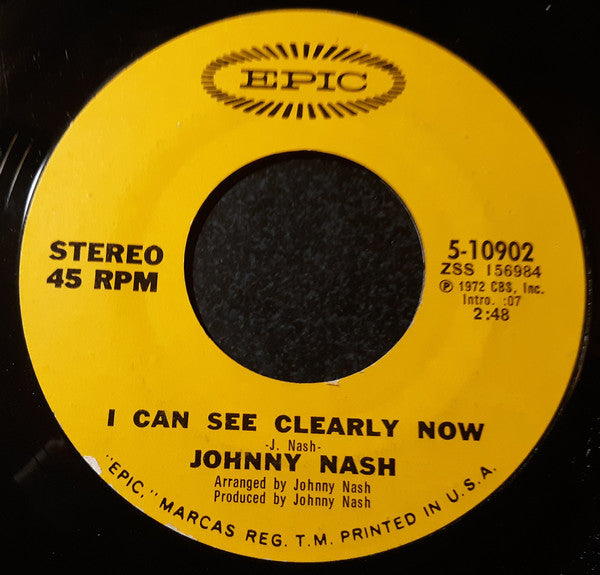 Johnny Nash : I Can See Clearly Now / How Good It Is (7