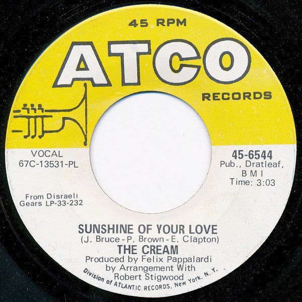 Cream (2) : Sunshine Of Your Love (7