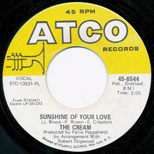 Load image into Gallery viewer, Cream (2) : Sunshine Of Your Love (7&quot;, Single, Mono, PL )