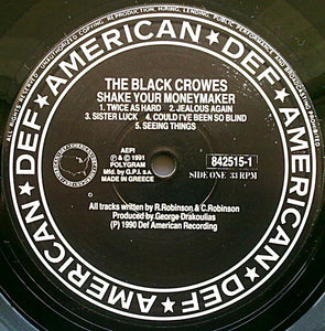 BLACK CROWES/SHAKEYOURMONEY〜LP UKオリジナル The Black Crowes Shake Your Money Maker: 30th Anniversary UK Vinyl