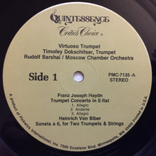 Load image into Gallery viewer, Haydn*, Biber*, Hummel* - Timofey Dokschitser*, Rudolf Barshai, Moscow Chamber Orchestra : Virtuoso Trumpet (LP, Album, RE)