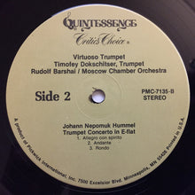 Load image into Gallery viewer, Haydn*, Biber*, Hummel* - Timofey Dokschitser*, Rudolf Barshai, Moscow Chamber Orchestra : Virtuoso Trumpet (LP, Album, RE)