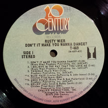 Load image into Gallery viewer, Rusty Wier : Don't It Make You Wanna Dance? (LP, Album)
