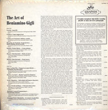 Load image into Gallery viewer, Beniamino Gigli : The Art Of Beniamino Gigli (LP, Comp, Mono)