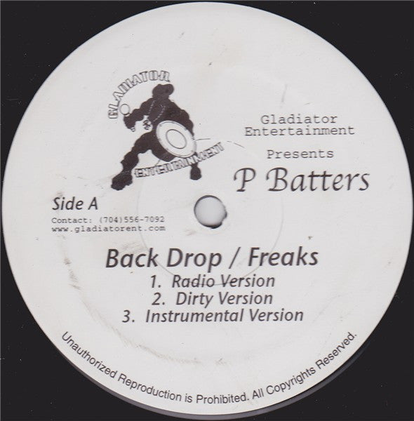P Batters : Back Drop / Freaks (12