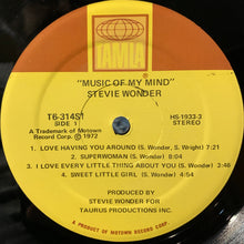 Load image into Gallery viewer, Stevie Wonder : Music Of My Mind (LP, Album, Gat)