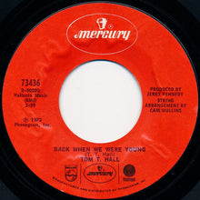 Load image into Gallery viewer, Tom T. Hall : I Love / Back When We Were Young (7", Single)