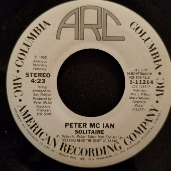 Peter Mc Ian* : Solitaire (7