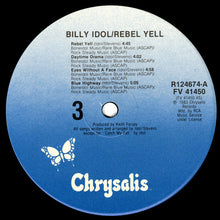 Load image into Gallery viewer, Billy Idol : Rebel Yell (LP, Album, Club)