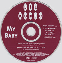 Load image into Gallery viewer, Lil&#39; Romeo : My Baby (CD, Single, Promo)