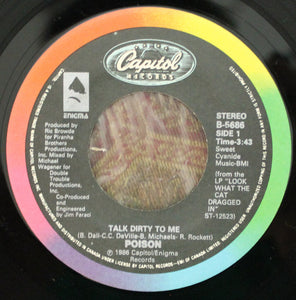 Poison (3) : Talk Dirty To Me (7", Single)