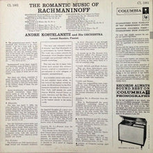 Load image into Gallery viewer, Sergei Vasilyevich Rachmaninoff / André Kostelanetz And His Orchestra : Leonid Hambro : The Romantic Music Of Rachmaninoff (LP)