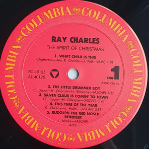 Ray Charles : The Spirit Of Christmas (LP, Album)