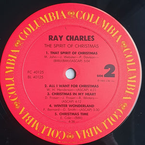 Ray Charles : The Spirit Of Christmas (LP, Album)