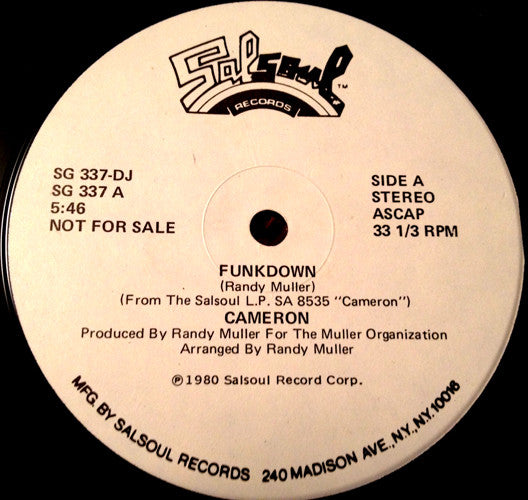 Cameron* : Funkdown / Get It Off (12