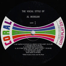 Load image into Gallery viewer, Al Morgan (3) : The Vocal Style Of Al Morgan (LP, Album, Mono)