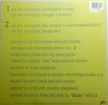 Load image into Gallery viewer, Flame* With Tony Terry : On The Strength (12&quot;)