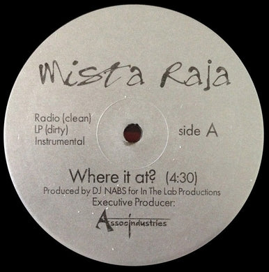 Mista Raja : Where It At? / Quite Like This (12