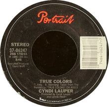 Load image into Gallery viewer, Cyndi Lauper : True Colors (7&quot;, Single, Styrene, Pit)