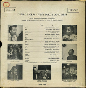 George Gershwin / Lawrence Winters • Camilla Williams • Inez Matthews • Warren Coleman • Avon Long : Porgy & Bess (3xLP, Album, Aut + Box)