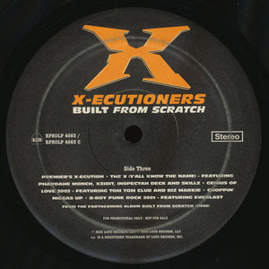 The X-Ecutioners : Built From Scratch (2xLP, Album, Promo, Cle)