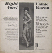 Load image into Gallery viewer, Lainie Kazan : Right Now! (LP, Album)