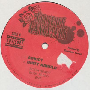 Gorgeous Gangsters : Addict / Dirty Harold (12", Single)