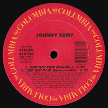 Load image into Gallery viewer, Johnny Kemp : Just Got Paid (12&quot;)