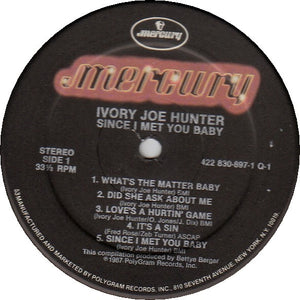 Ivory Joe Hunter : Since I Met You Baby (LP, Comp)