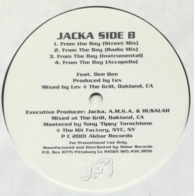 The Jacka : Hey Girl / From The Bay (12
