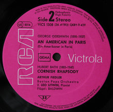 Load image into Gallery viewer, Gershwin* / Addinsell* / Bath* – Boston Pops Orchestra*, Arthur Fiedler : Rhapsody In Blue / Ein Amerikaner In Paris/ Warschauer Konzert / Cornish Rhapsody (LP, Comp, RE)