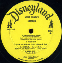Load image into Gallery viewer, Ned Washington, Frank Churchill And Oliver Wallace : Walt Disney's Dumbo (LP)