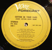 Load image into Gallery viewer, James Cotton Blues Band* : Cotton In Your Ears (LP, Promo)