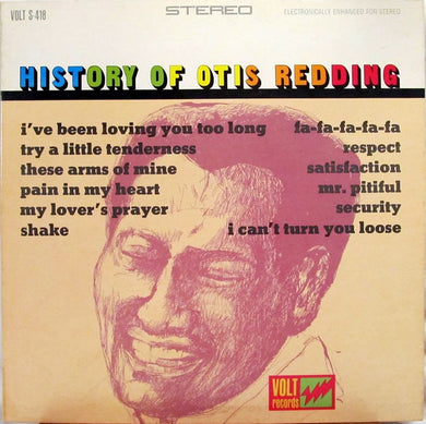 Otis Redding : History Of Otis Redding (LP, Comp)