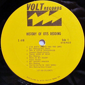 Otis Redding : History Of Otis Redding (LP, Comp)