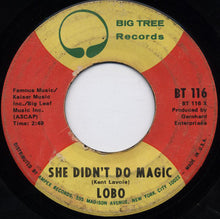 Load image into Gallery viewer, Lobo (3) : She Didn't Do Magic (7")