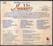 Load image into Gallery viewer, Alan Menken, Howard Ashman, Tim Rice : Aladdin (Original Motion Picture Soundtrack) (CD, Album, Club)