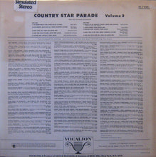 Load image into Gallery viewer, Various : Country Star Parade Volume 2 (LP, Comp)