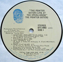 Load image into Gallery viewer, The Pointer Sisters* : The Pointer Sisters Live At The Opera House (2xLP, Album, Off)