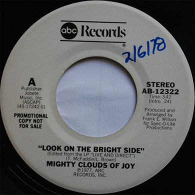 The Mighty Clouds Of Joy : Look On The Bright Side (7
