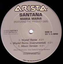 Load image into Gallery viewer, Santana Featuring The Product G&amp;B : Maria Maria (12&quot;)