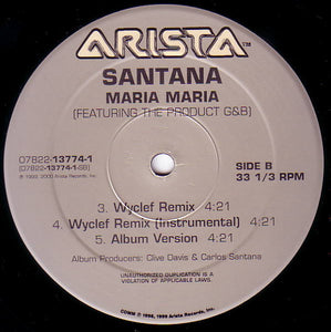 Santana Featuring The Product G&B : Maria Maria (12")