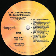 Load image into Gallery viewer, The Sonlight Orchestra : Star Of The Morning (LP, Album)