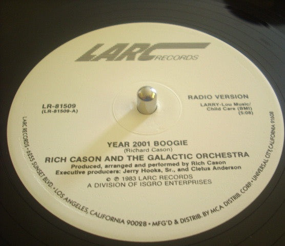 Rich Cason And The Galactic Orchestra : Year 2001 Boogie (12