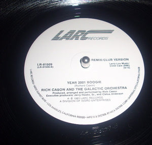 Rich Cason And The Galactic Orchestra : Year 2001 Boogie (12", Promo)