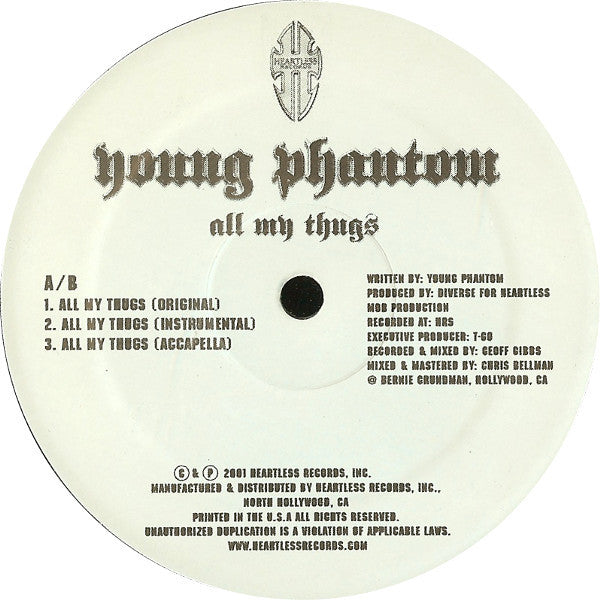 Young Phantom : All My Thugs (12