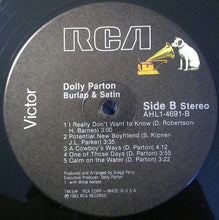 Load image into Gallery viewer, Dolly Parton : Burlap &amp; Satin (LP, Album)