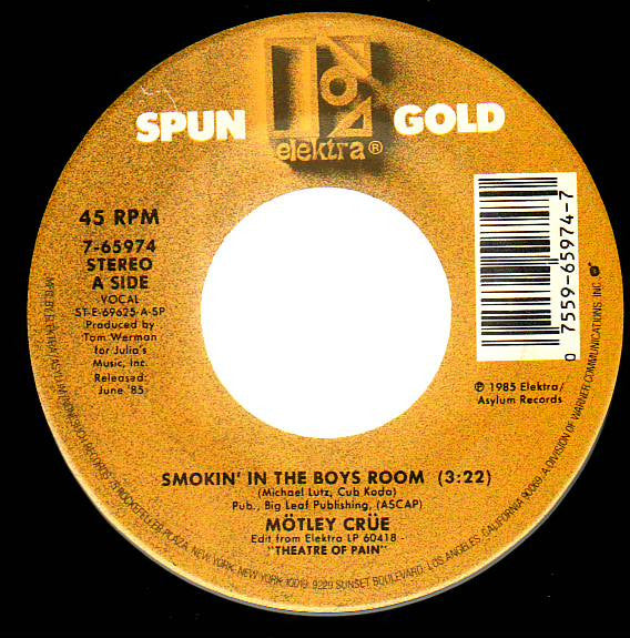 Mötley Crüe : Smokin' In The Boys Room / Home Sweet Home (7